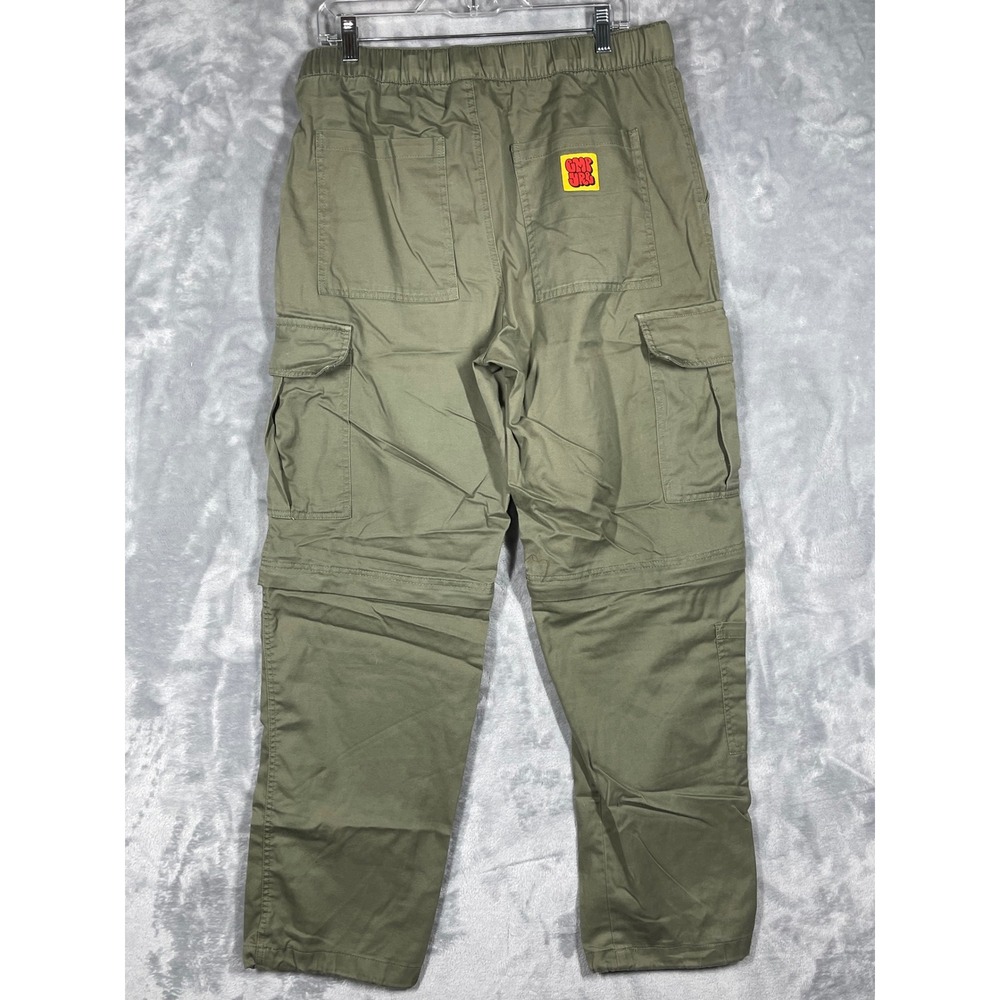 Empyre Convertible Cargo Pants Belted Olive Green Mens Medium Zip Off Shorts - Picture 5 of 13